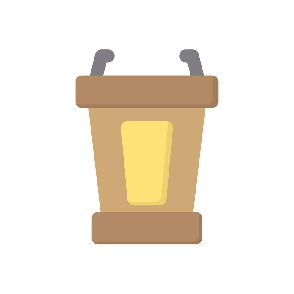 podium presenter speaker icon vector