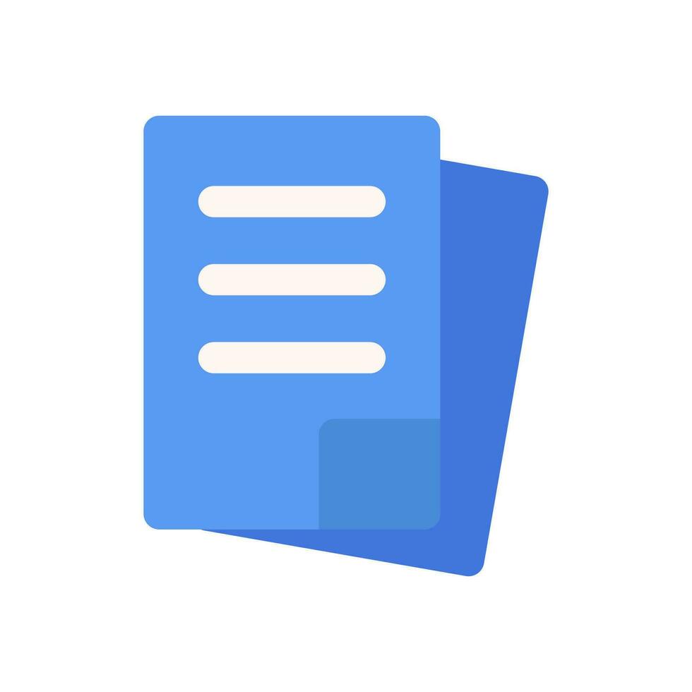 document paper icon vector