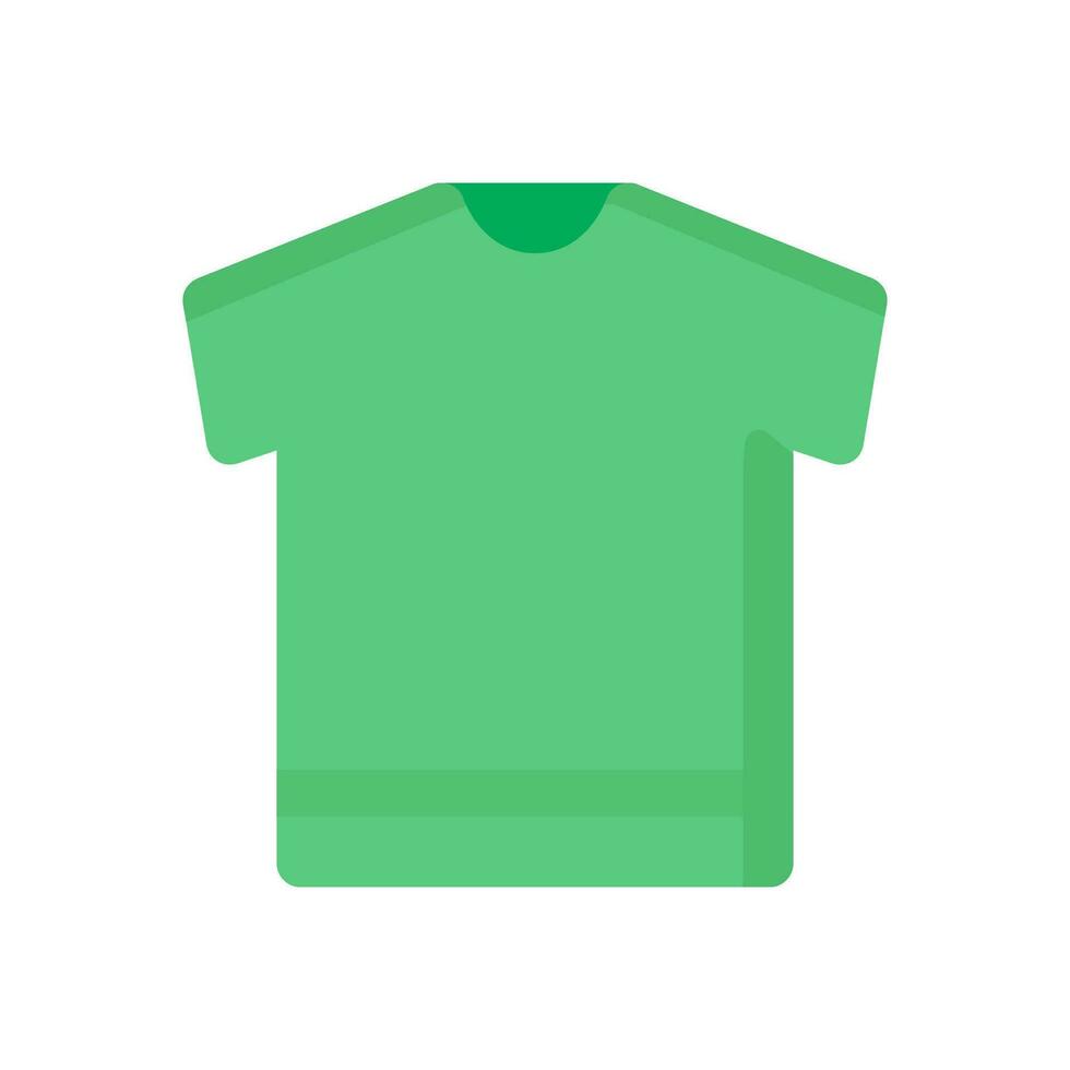 camisa icono plano estilo vector