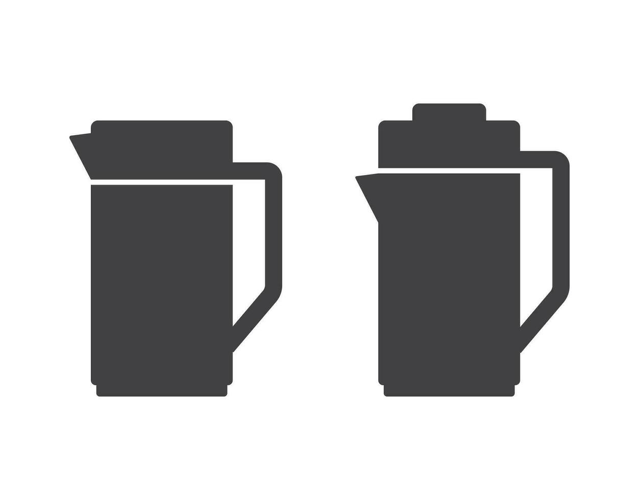 Water jug icon simple isolated flat design style vector illustration.