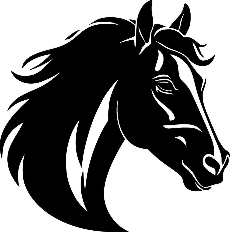 caballo - alto calidad vector logo - vector ilustración ideal para camiseta gráfico