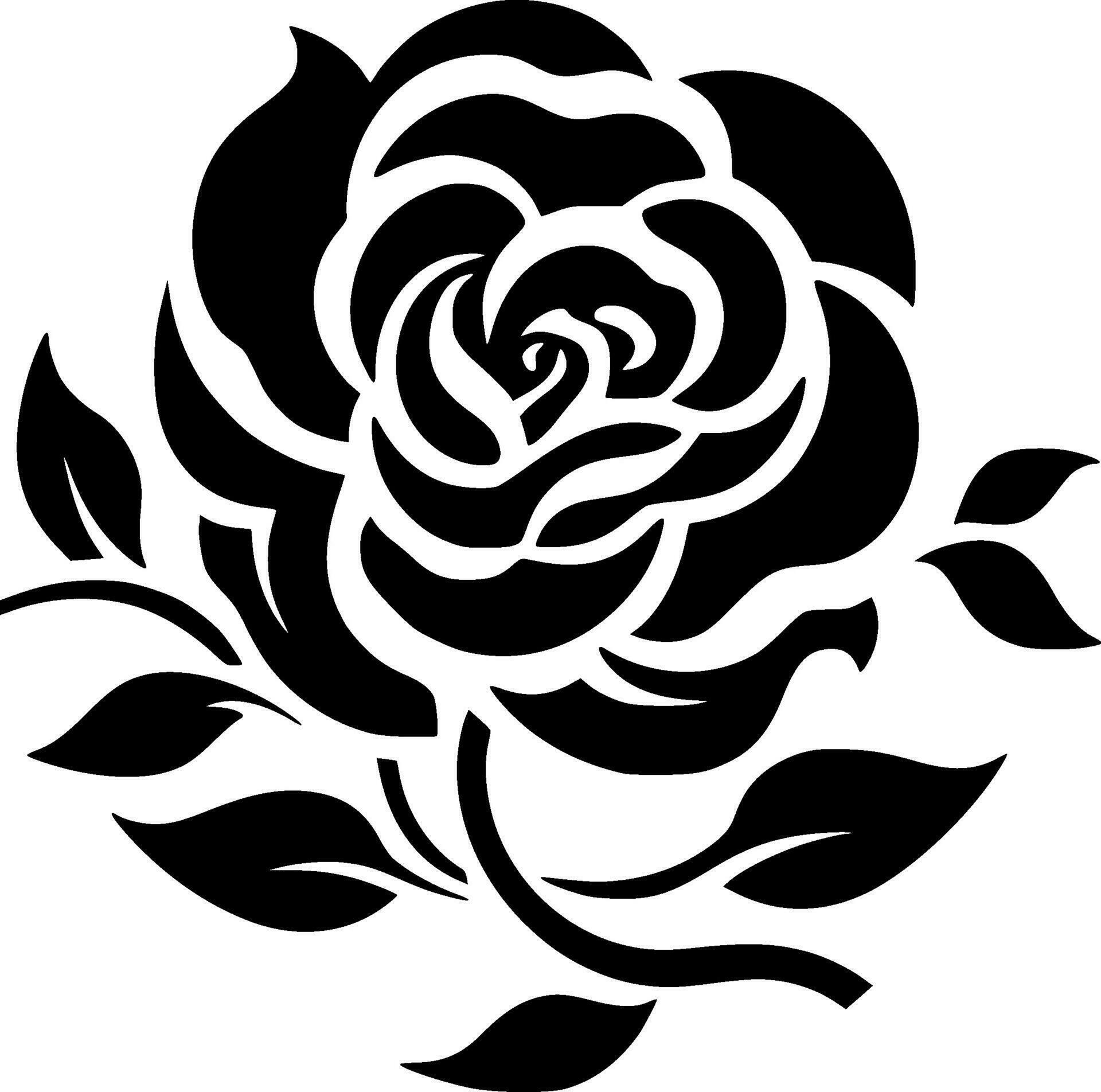 Flower, Black and White Vector illustration 26704285 Vector Art at Vecteezy
