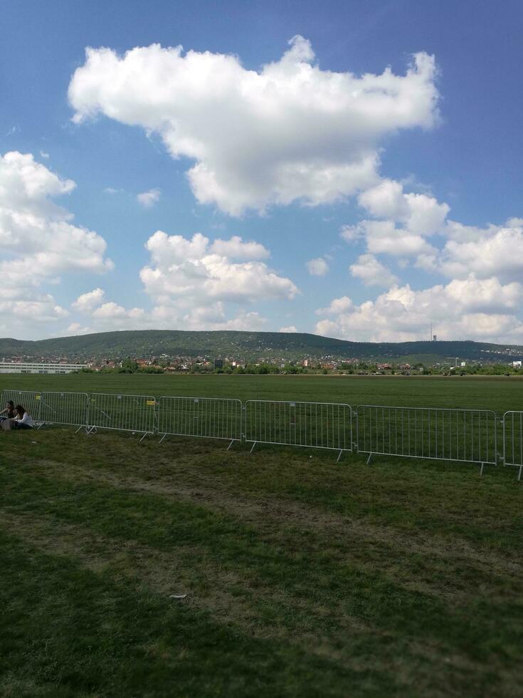 Beautiful landscape from Budaors Airport photo