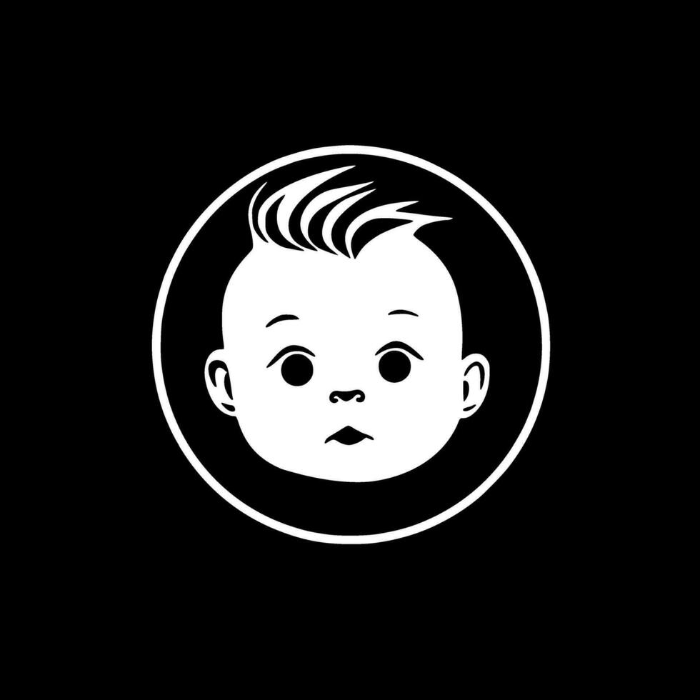 bebé - alto calidad vector logo - vector ilustración ideal para camiseta gráfico