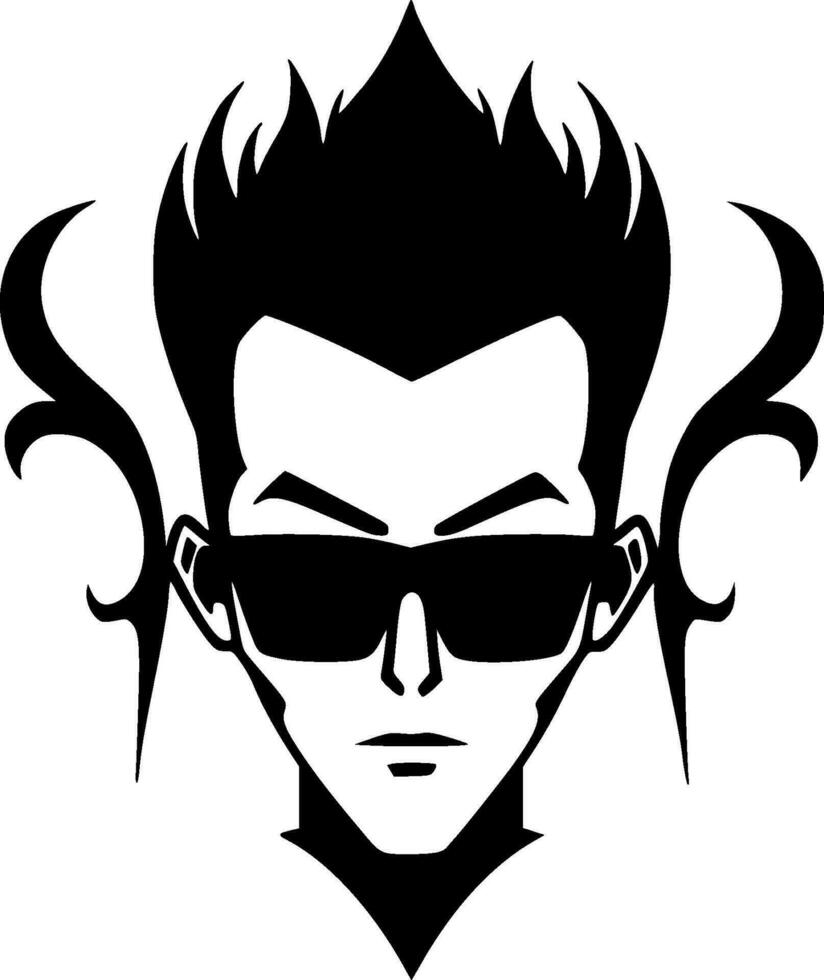 Gothic, Minimalist and Simple Silhouette - Vector illustration