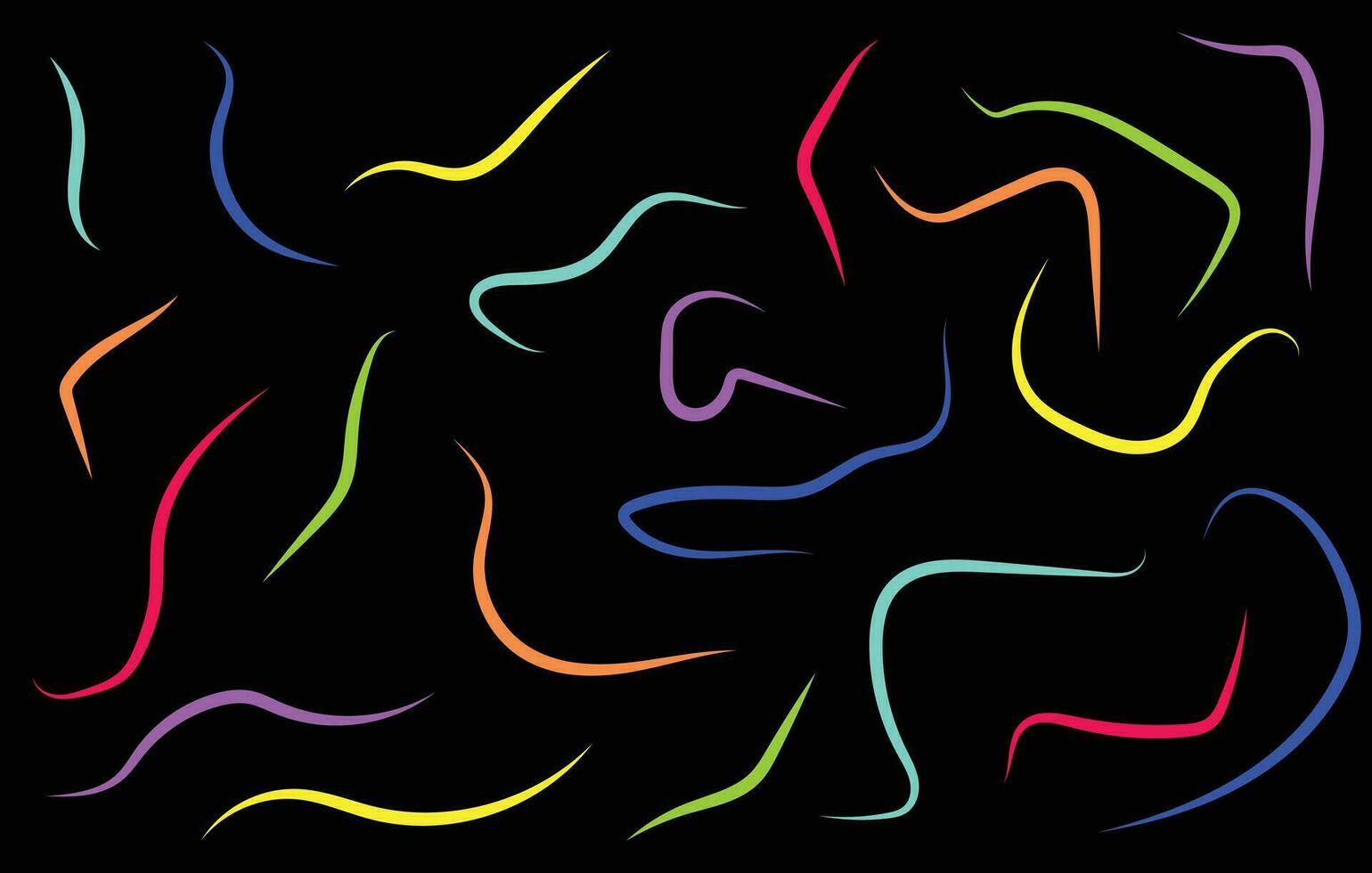 colorful wavy line pattern background. vector