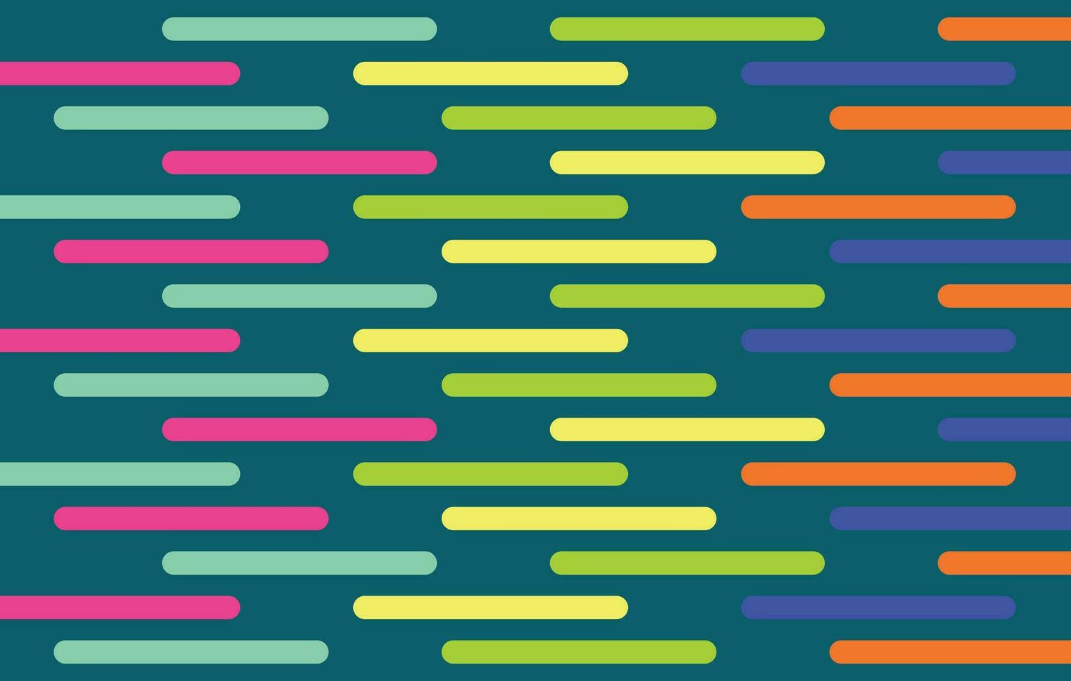 colorful long oval geometric pattern background. vector