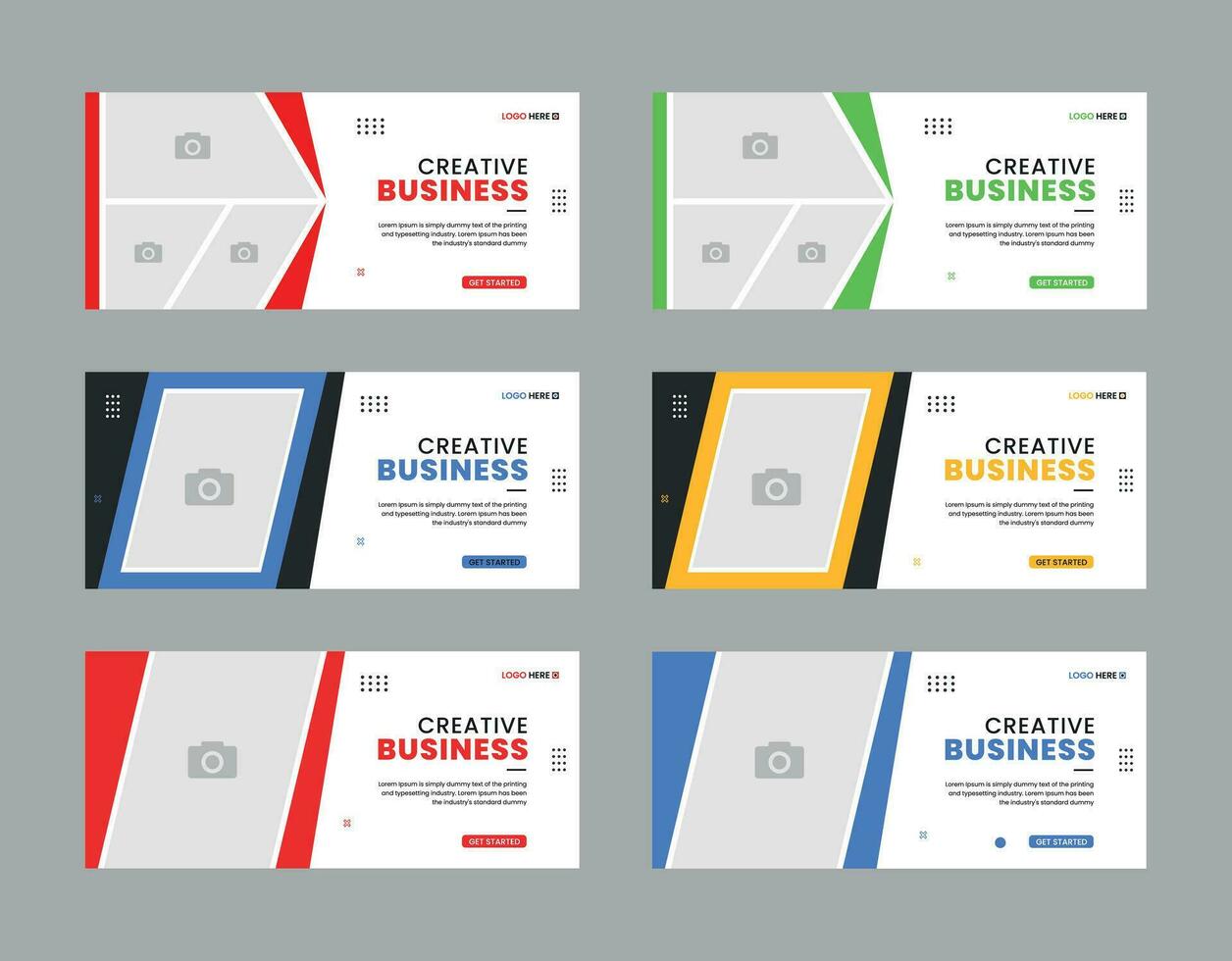 Professional business cover page template. Creative business cover and web banner template. Vector illustration