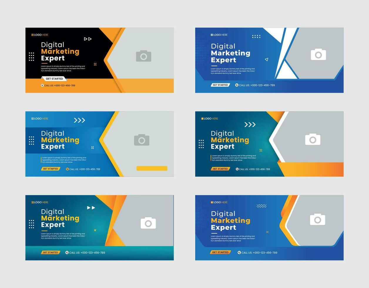 Business Social Media Web Banner Design. Corporate business social media cover template. web banner. Vector illustration