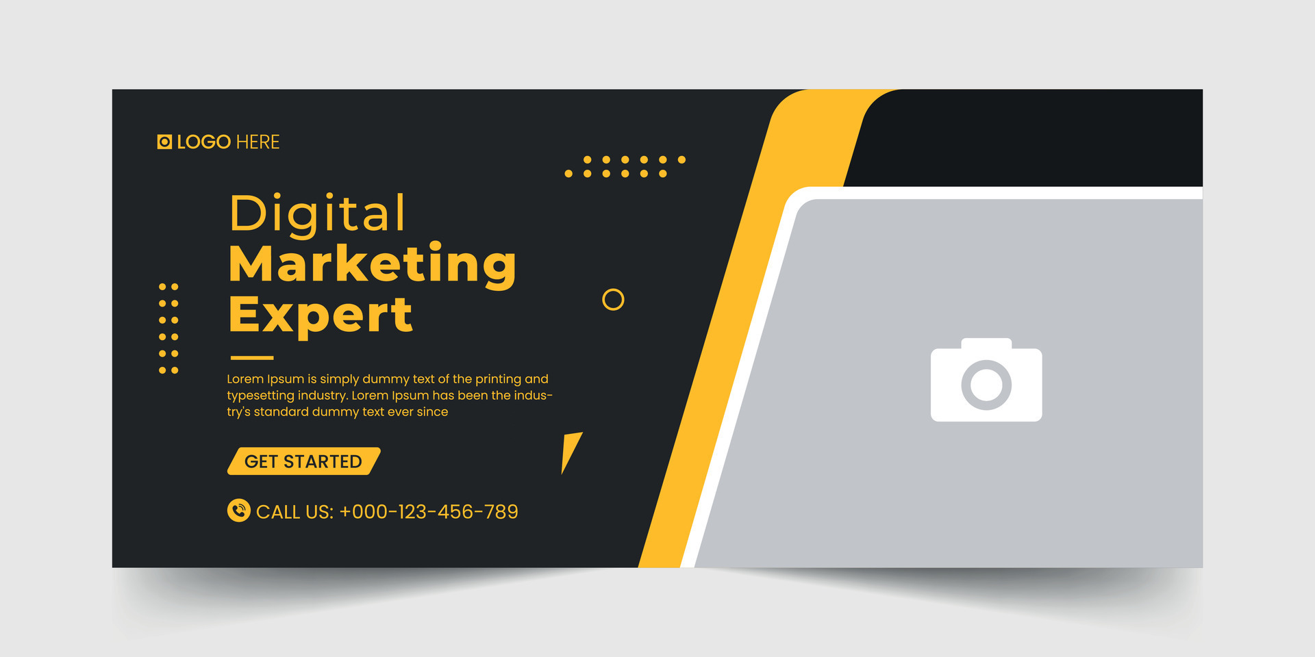 Digital marketing social media cover template, Creative business cover ...