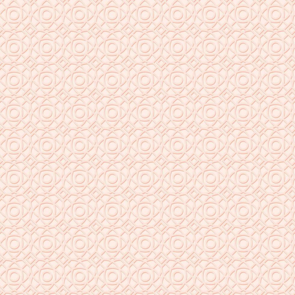 pattern of pink roses geometric on a light background. Vector illustration
