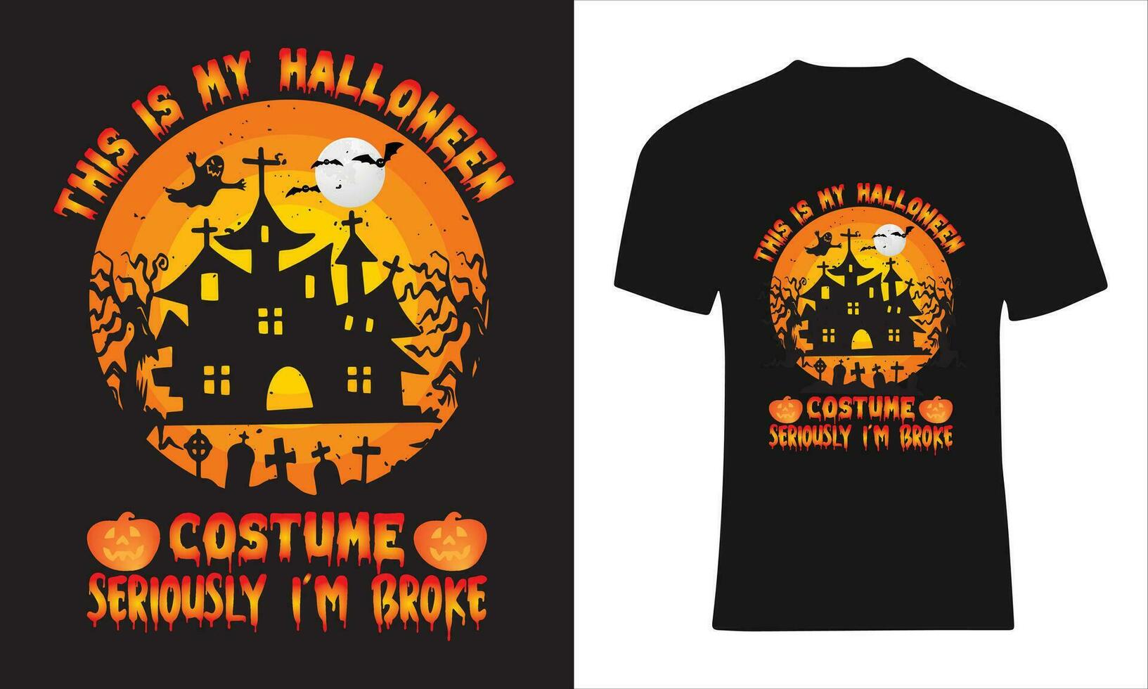 Halloween Horror Costume vector