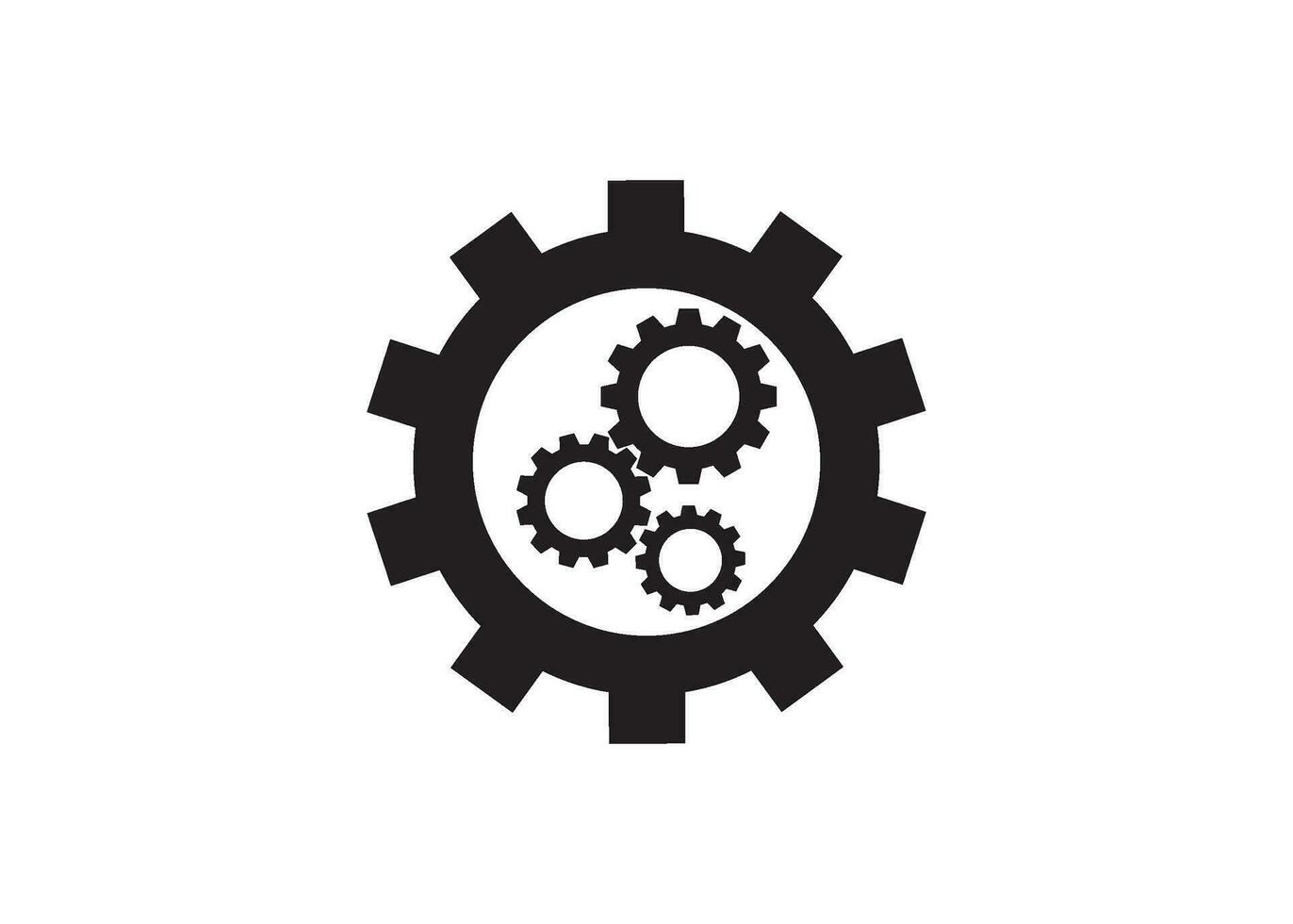 gear icon design illustration vector isolated