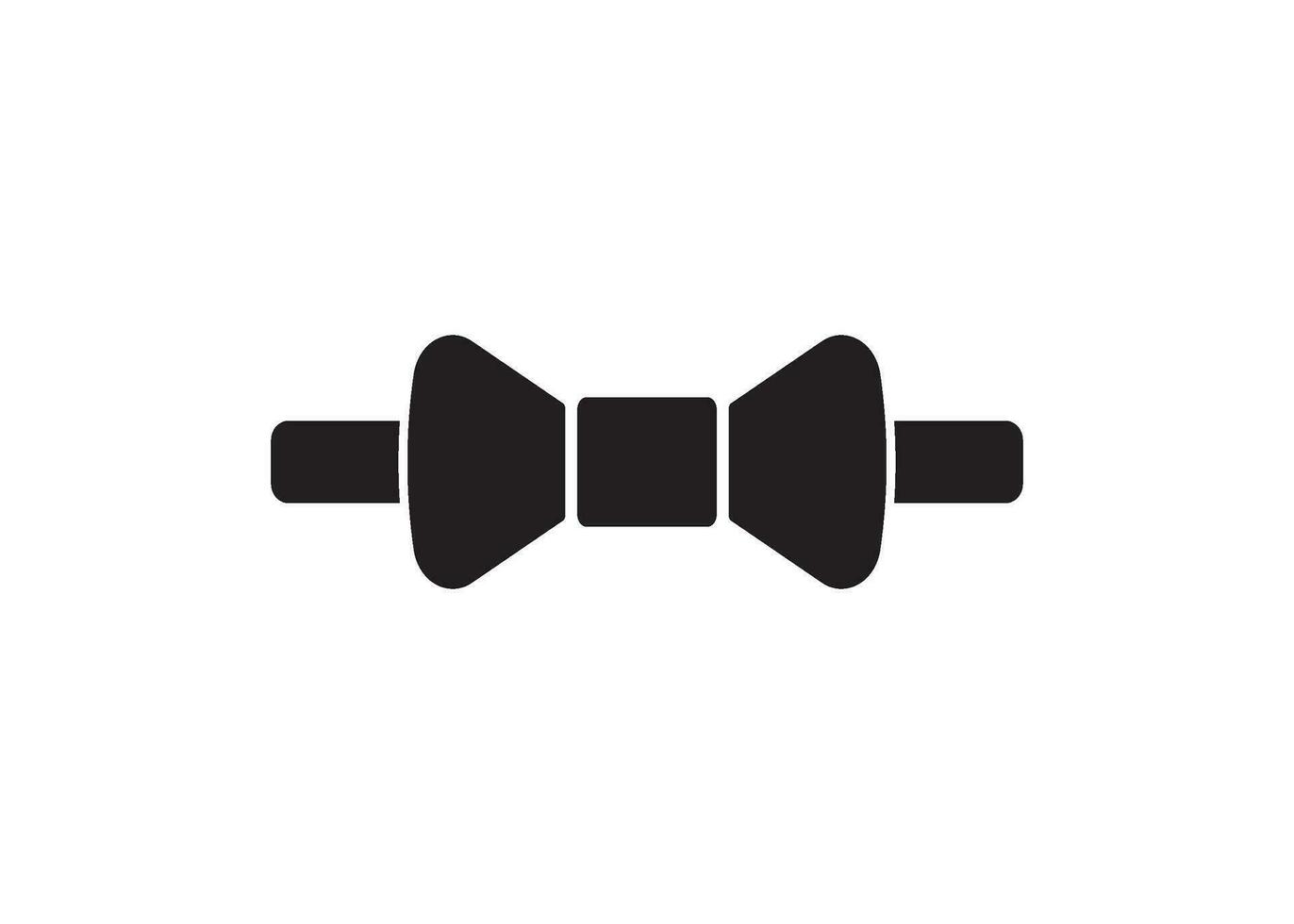 bow tie icon design vector isolated