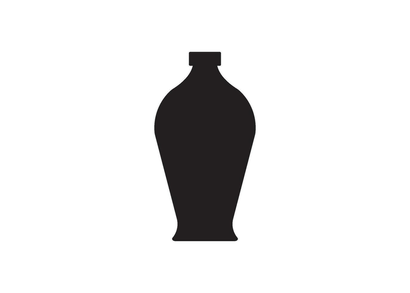 vase icon design vector isolated