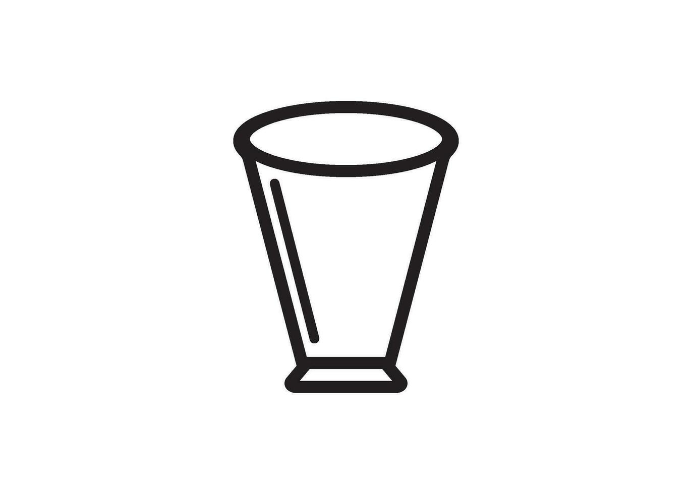 vase icon design vector isolated