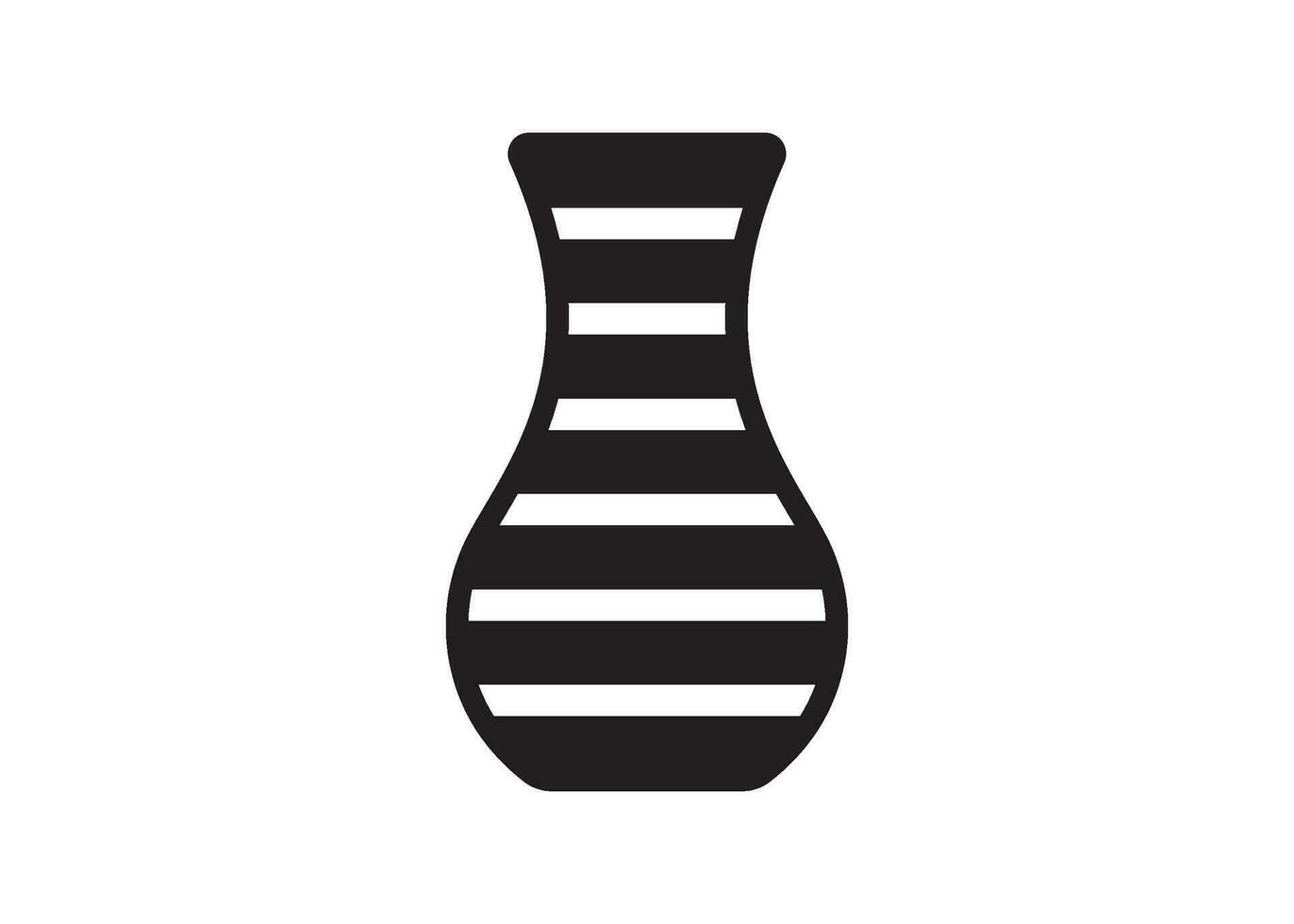 vase icon design vector isolated