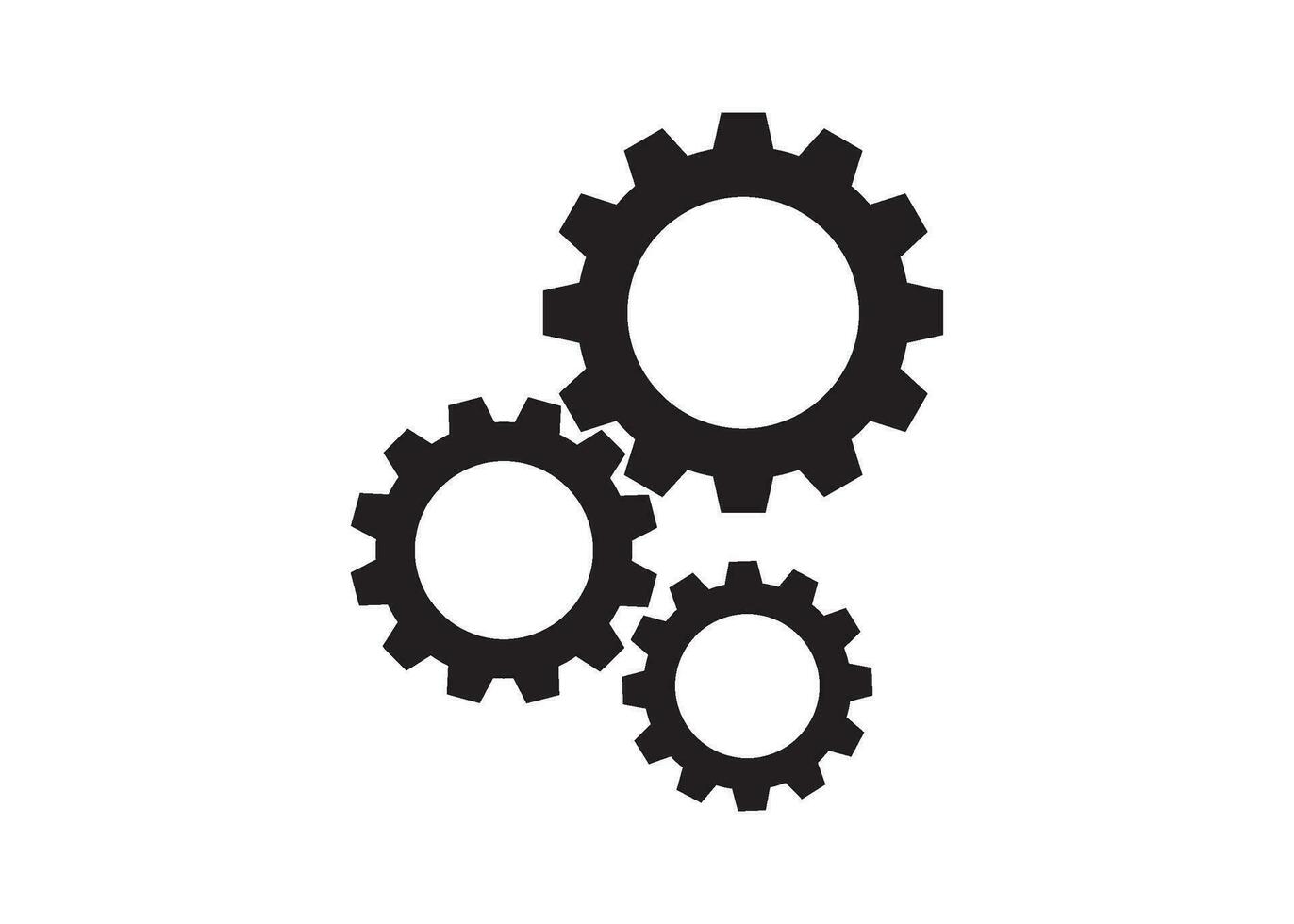 gear icon design illustration vector isolated