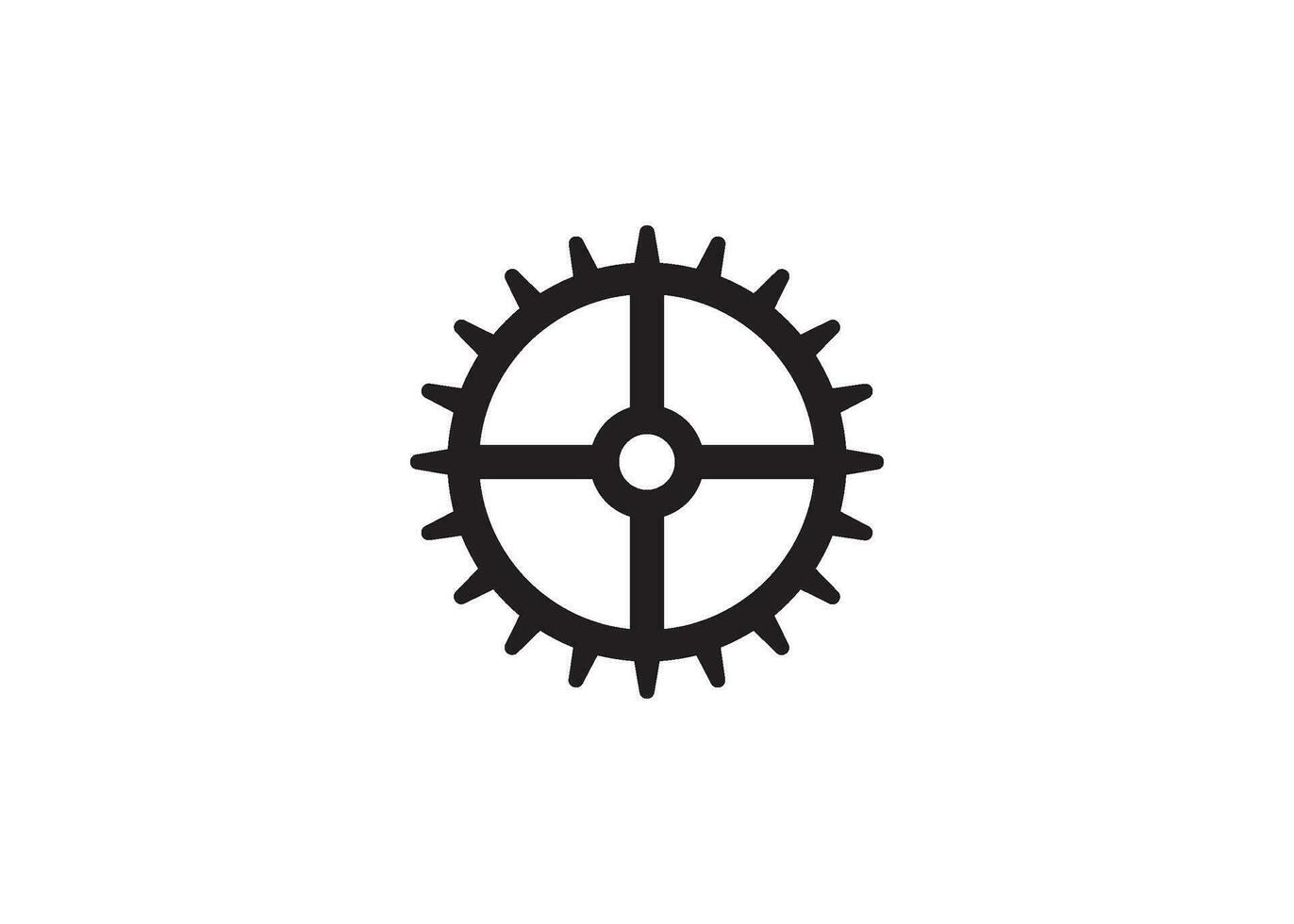 gear icon design illustration vector isolated