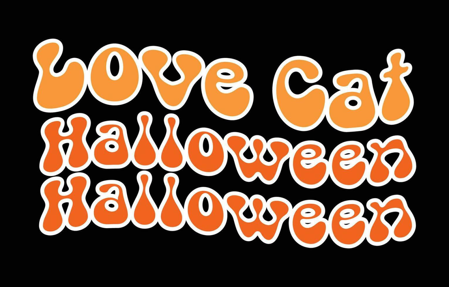 Halloween quote retro design for t-shirt, vector
