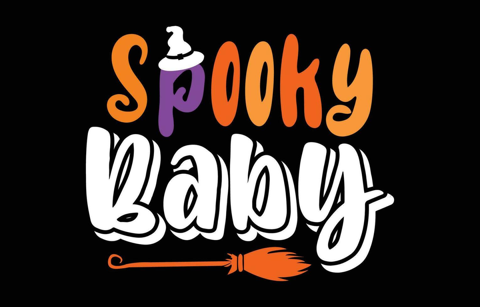 Halloween quote retro design for t-shirt, vector