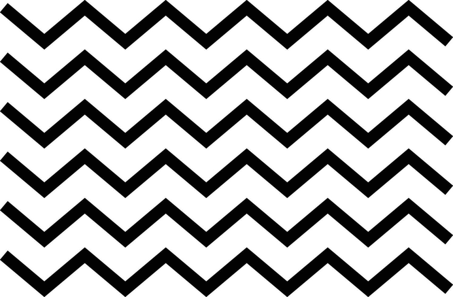 Zigzag icon vector isolated on white background . Zigzag wave icon
