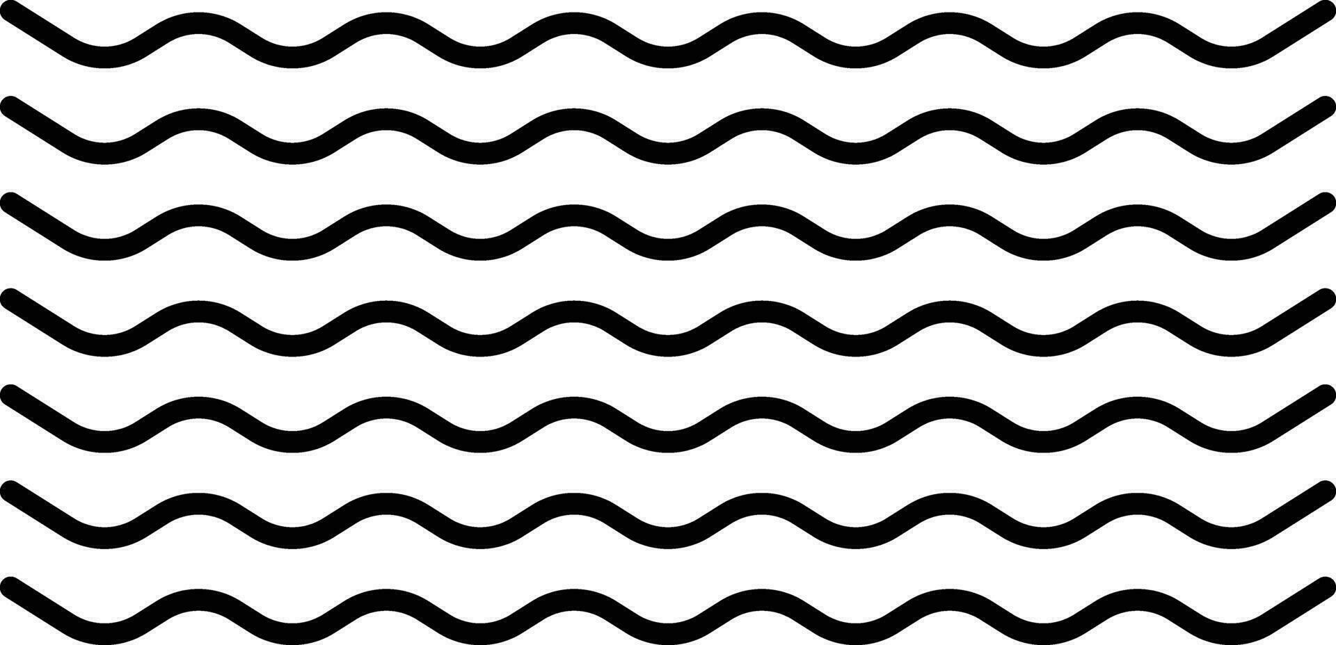 Wave icon in trendy style isolated on white background. Water wave symbol vector