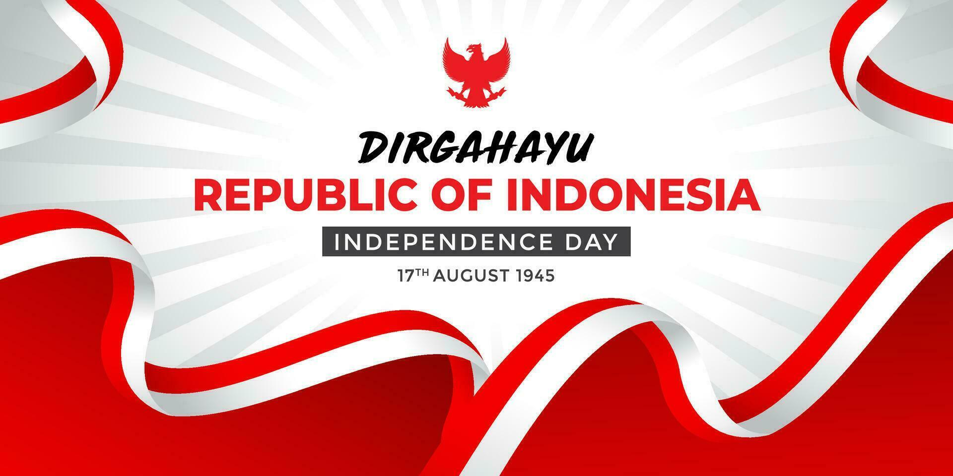 Indonesia Independence Day, Indonesia Freedom Backgrounds, Indonesia Flag Red White vector