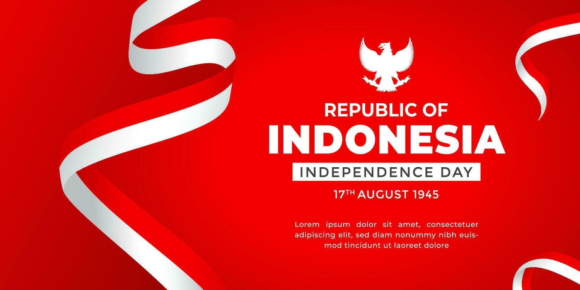 Indonesia Independence Day, Indonesia Freedom Backgrounds, Indonesia Flag Red White vector