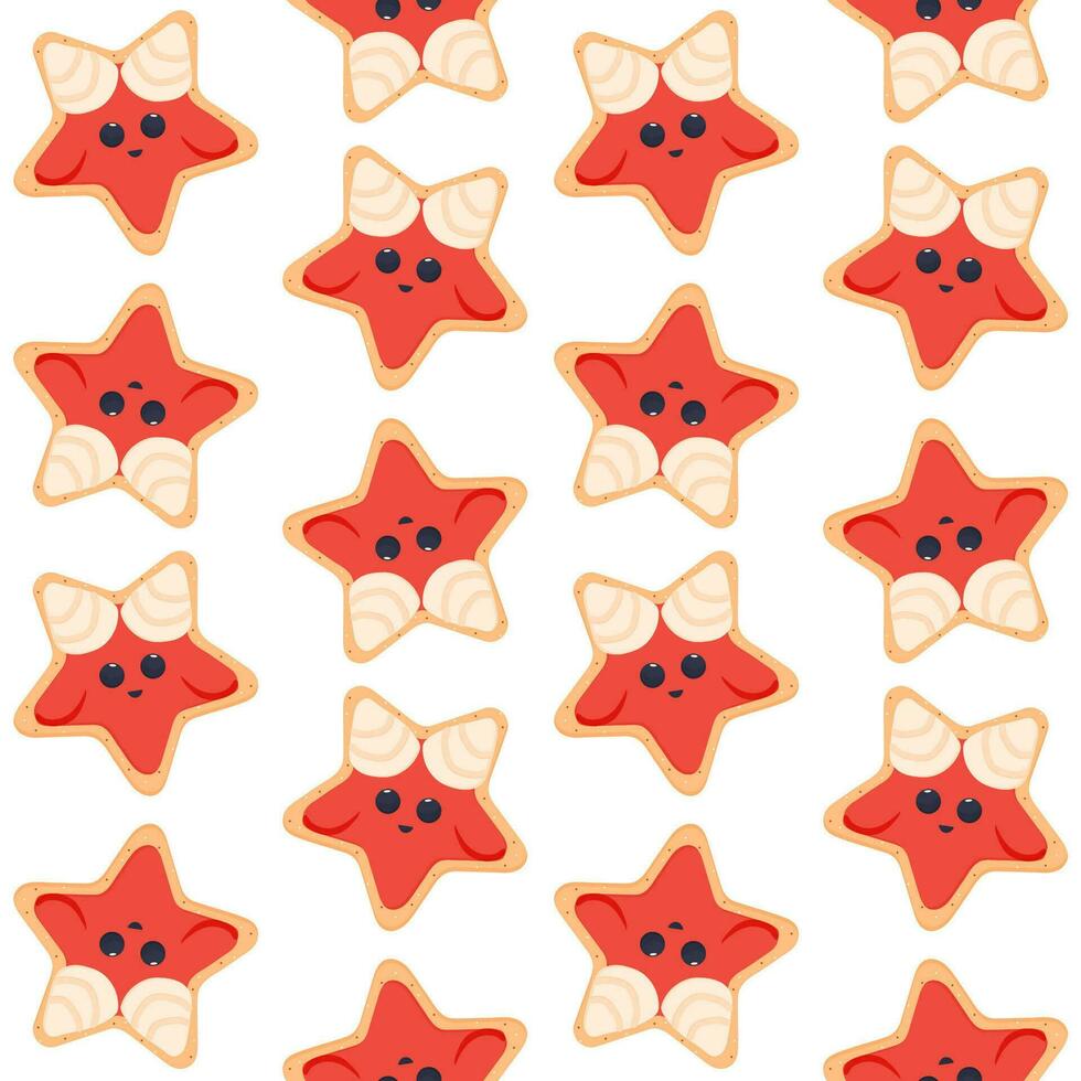 Halloween seamless cookie pattern seamless pattern satan candy vector