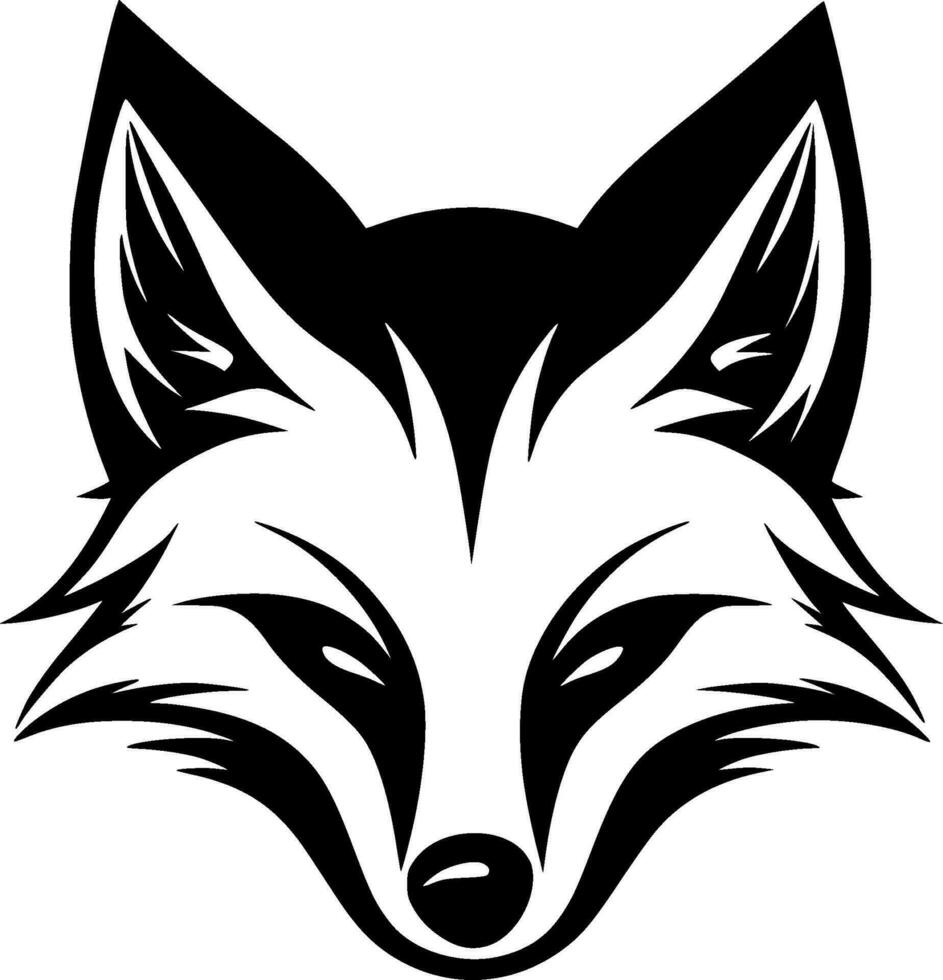 Fox, Minimalist and Simple Silhouette - Vector illustration