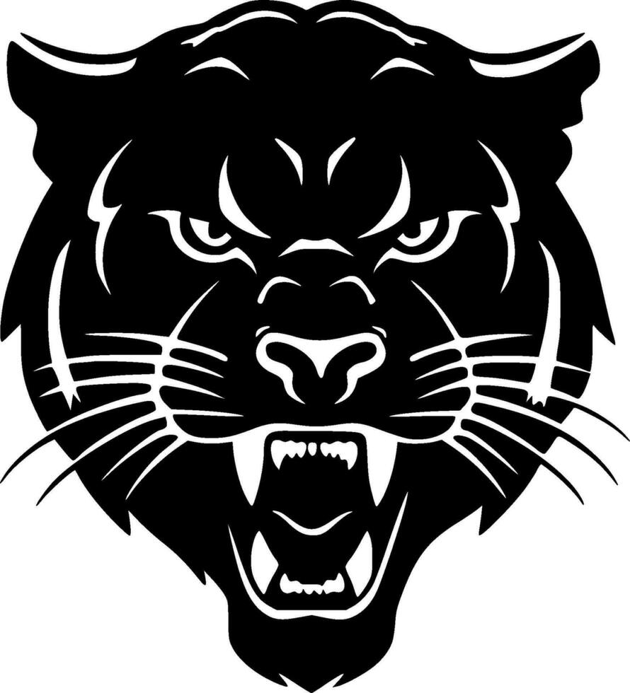 Panther - Minimalist and Flat Logo - Vector illustration