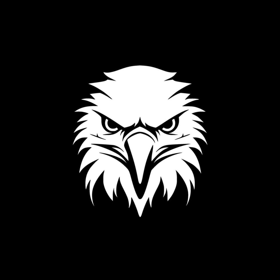 águila - minimalista y plano logo - vector ilustración