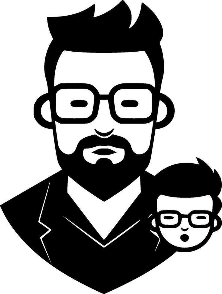 Father - High Quality Vector Logo - Vector illustration ideal for T-shirt graphic