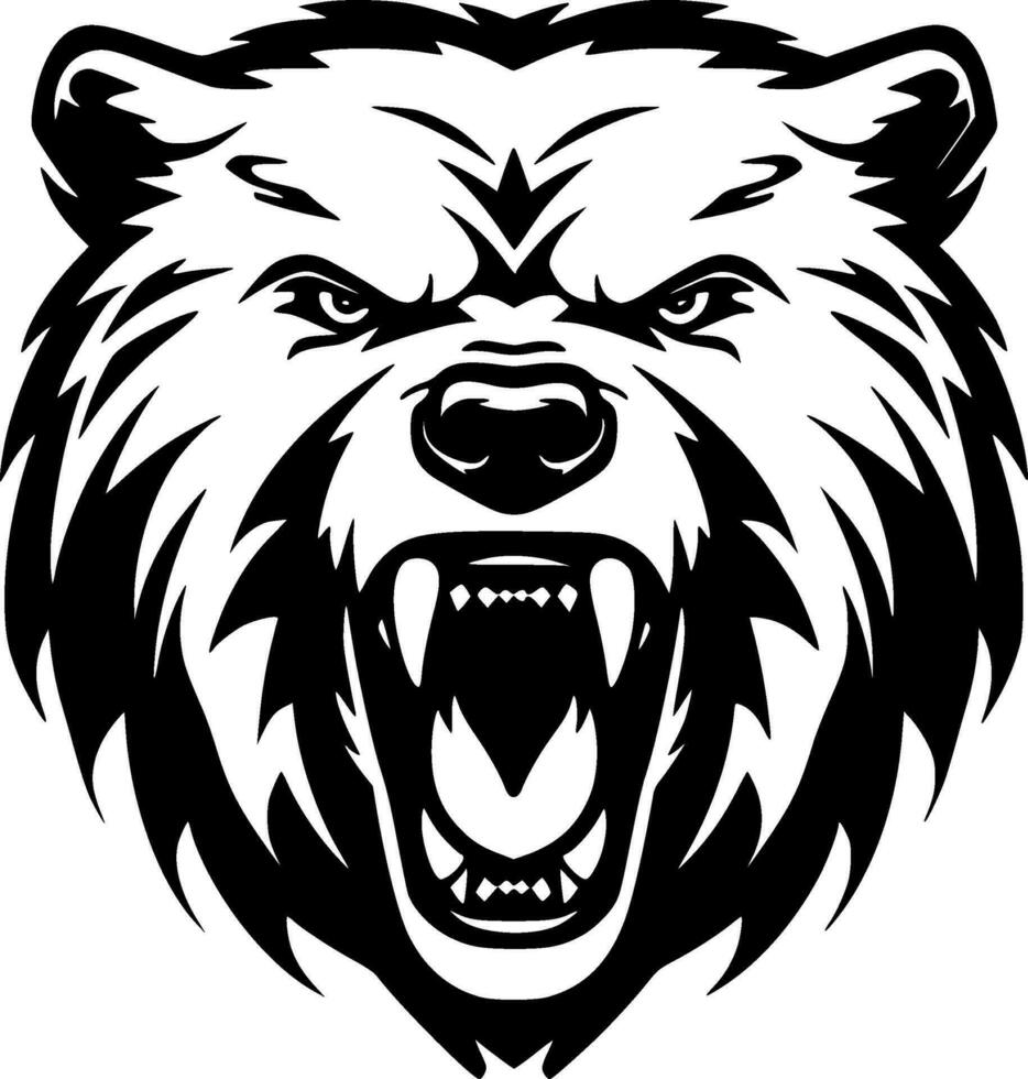 Bear - High Quality Vector Logo - Vector illustration ideal for T-shirt graphic