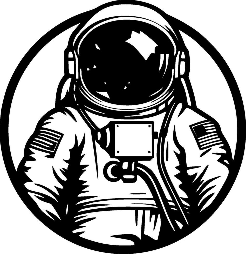 Astronaut - High Quality Vector Logo - Vector illustration ideal for T-shirt graphic