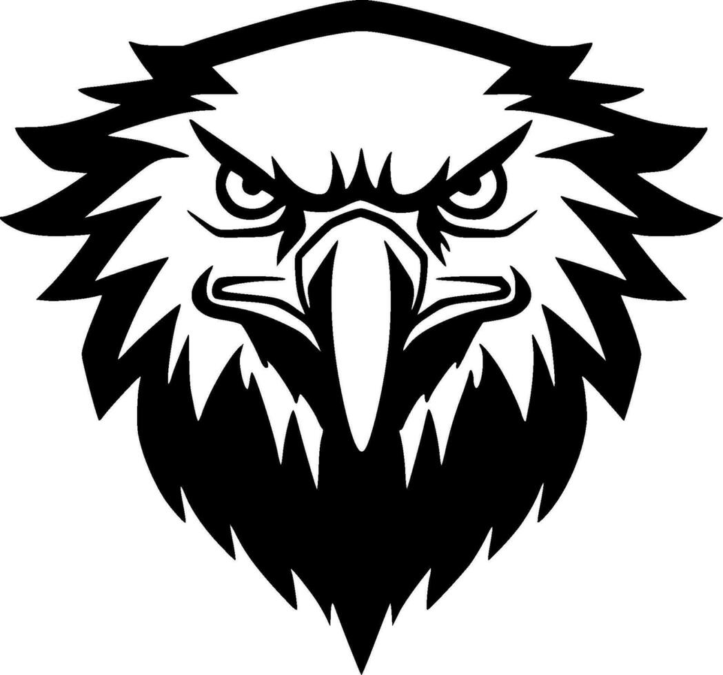 águila - minimalista y plano logo - vector ilustración