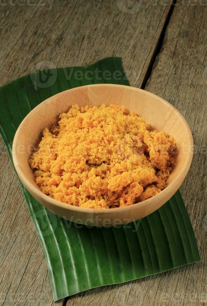 Kremes or Kremesan Ayam, Crispy Spiced Deep Fried Flour for Indonesian Fried Chicken photo