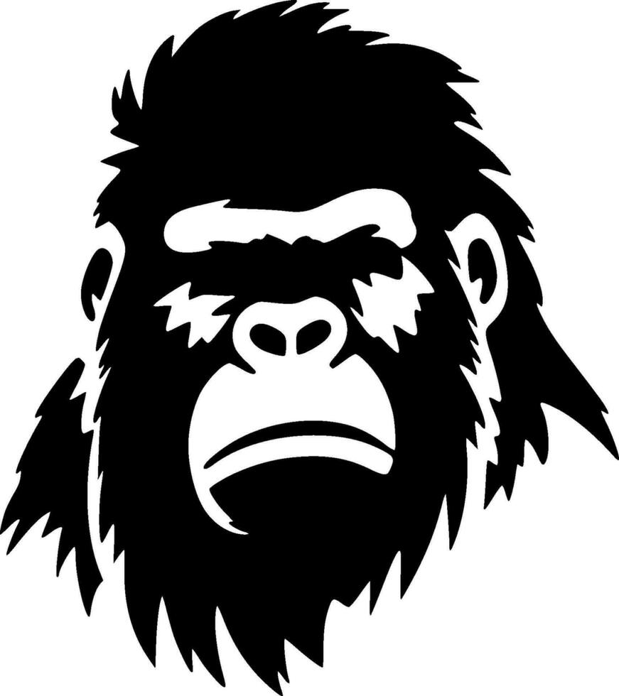 Gorilla - High Quality Vector Logo - Vector illustration ideal for T-shirt graphic