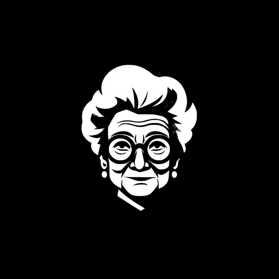 Grandma - High Quality Vector Logo - Vector illustration ideal for T-shirt graphic