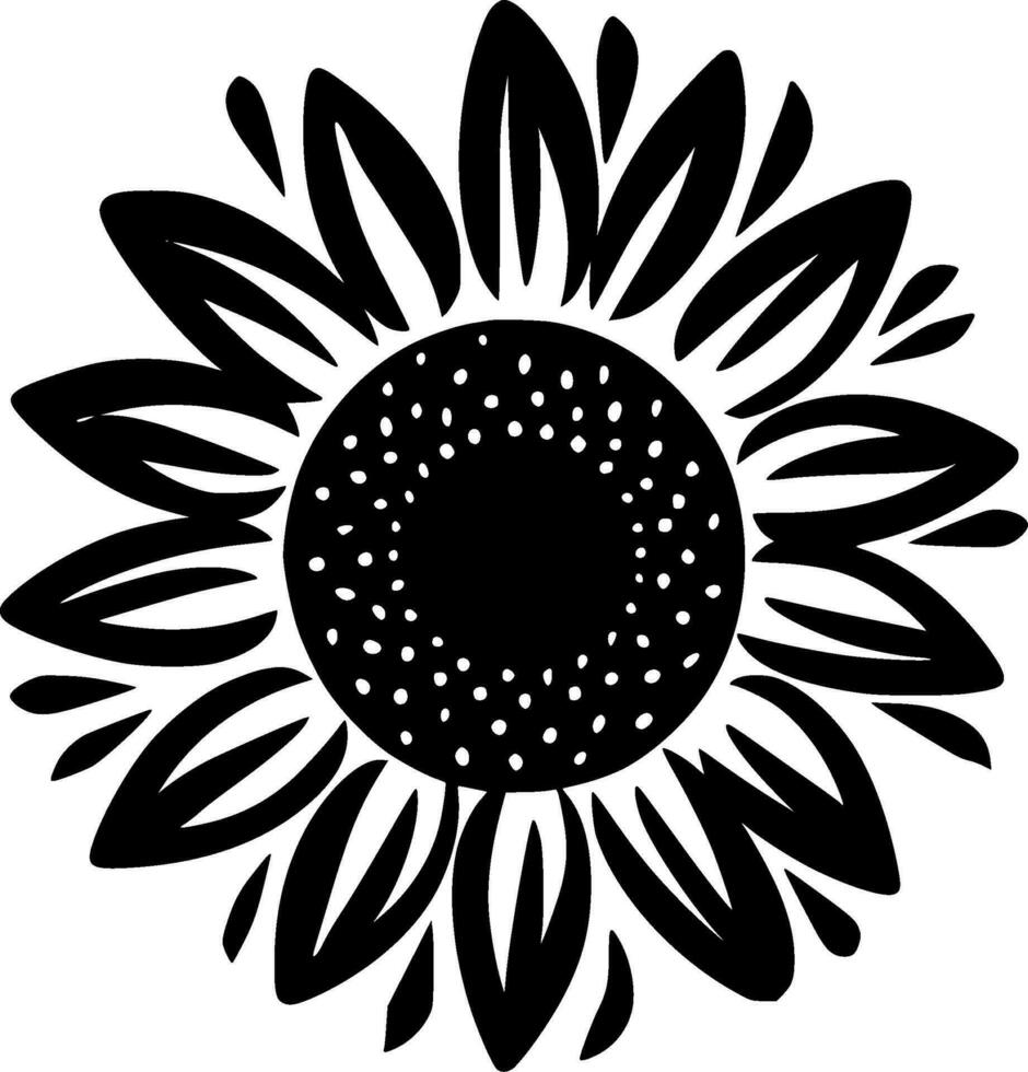 Flower - High Quality Vector Logo - Vector illustration ideal for T-shirt graphic