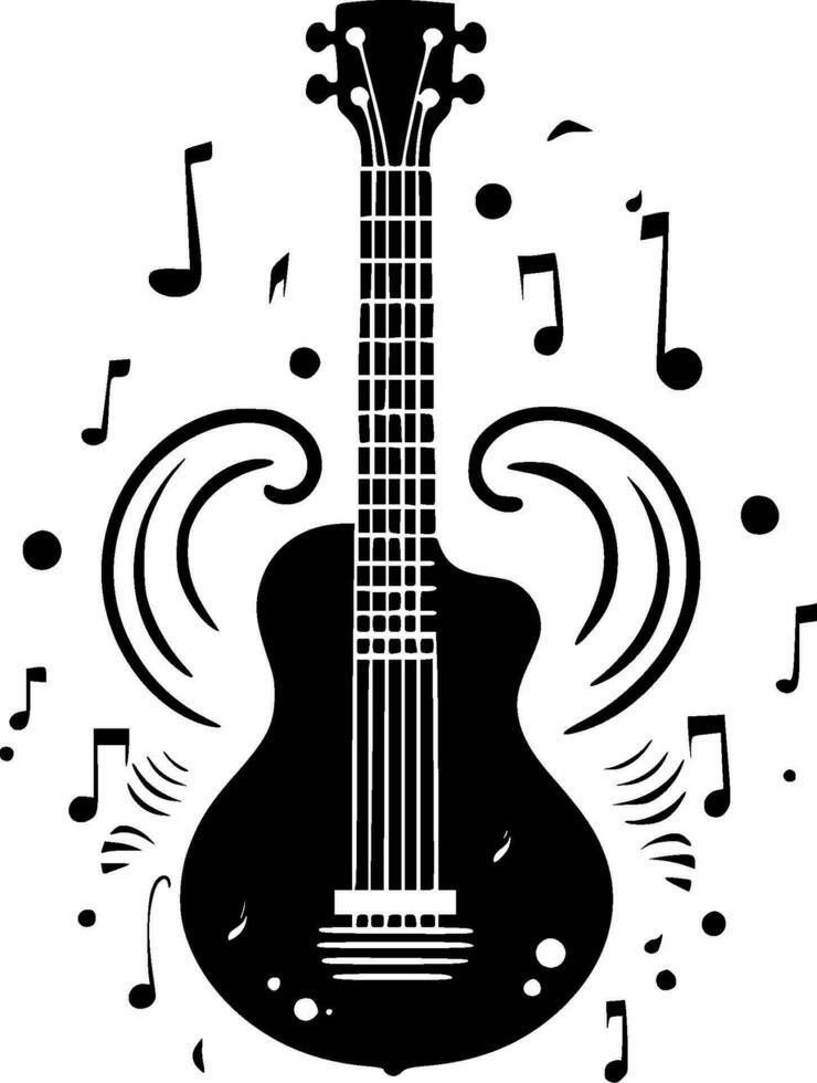 música - alto calidad vector logo - vector ilustración ideal para camiseta gráfico