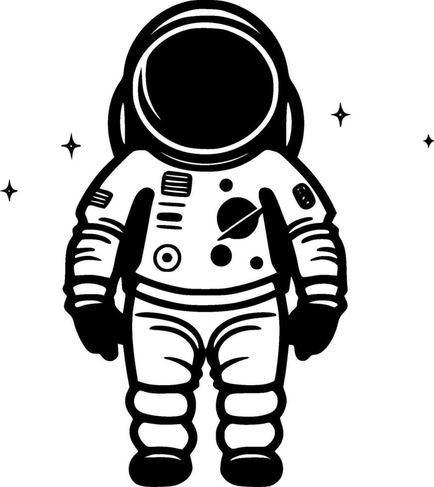 astronauta - alto calidad vector logo - vector ilustración ideal para camiseta gráfico