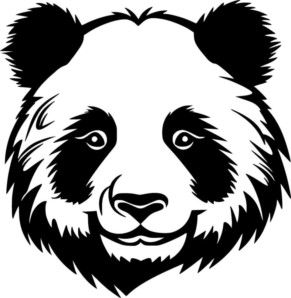 Panda - High Quality Vector Logo - Vector illustration ideal for T-shirt graphic