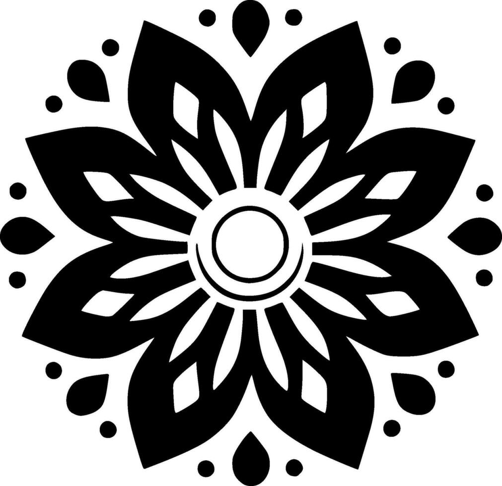 Mandala - High Quality Vector Logo - Vector illustration ideal for T-shirt graphic