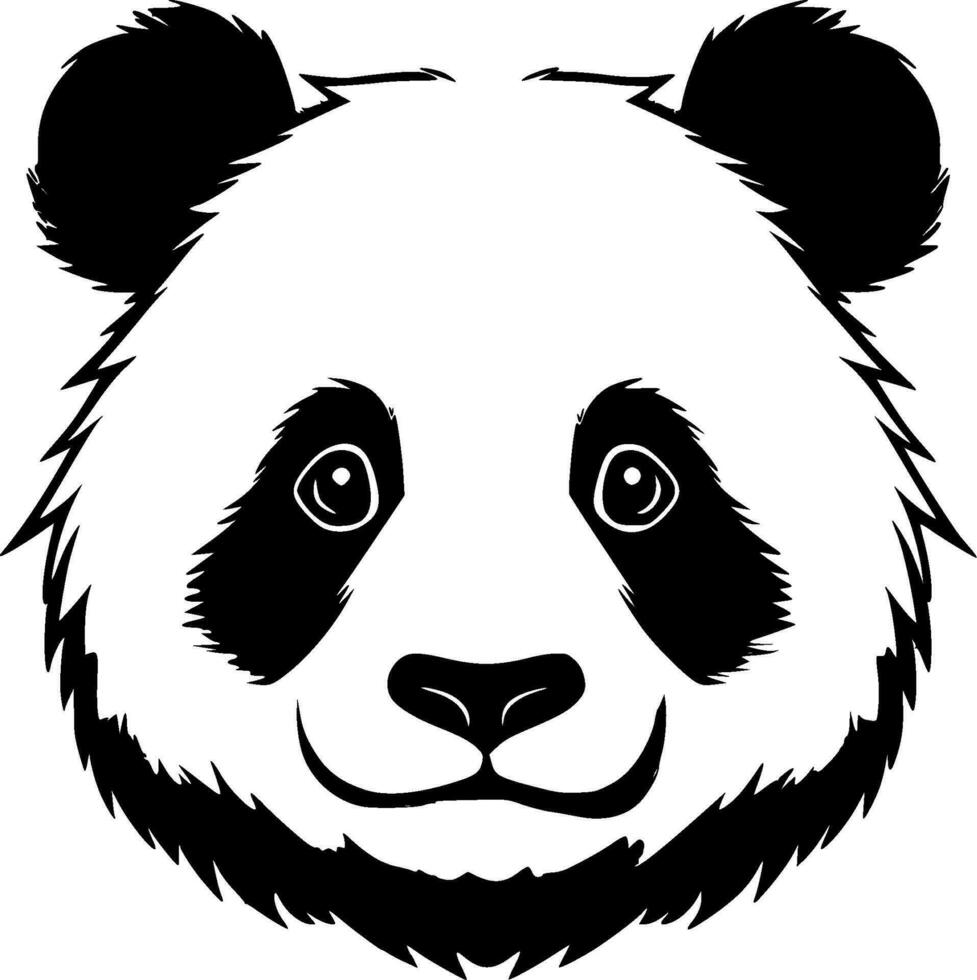 Panda - High Quality Vector Logo - Vector illustration ideal for T-shirt graphic