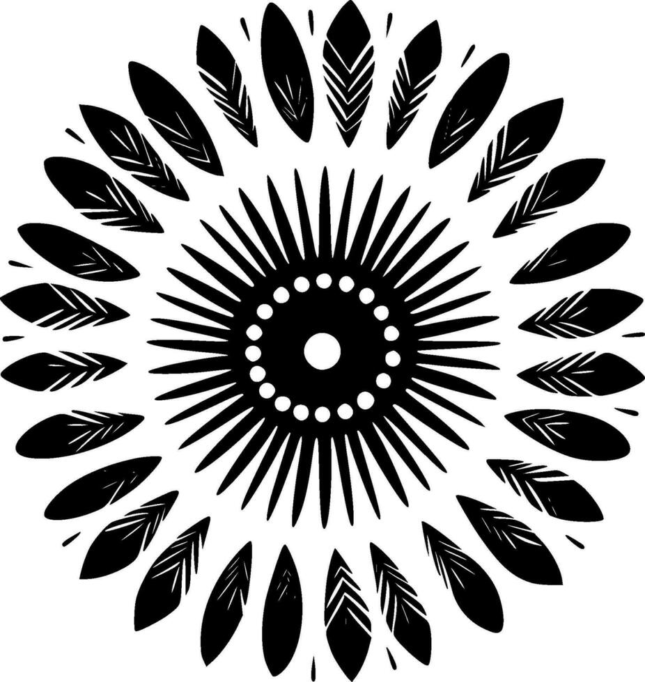 Boho, Minimalist and Simple Silhouette - Vector illustration