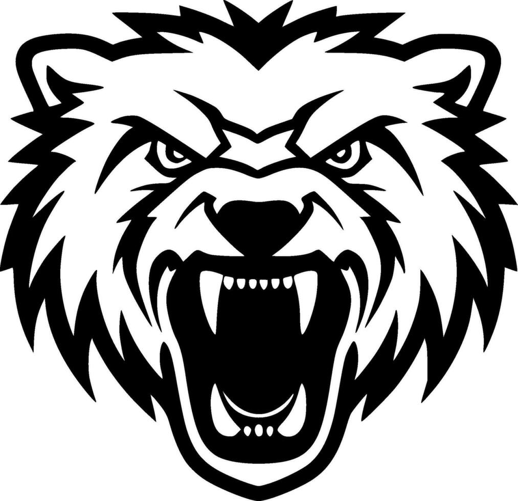 Bear - High Quality Vector Logo - Vector illustration ideal for T-shirt graphic