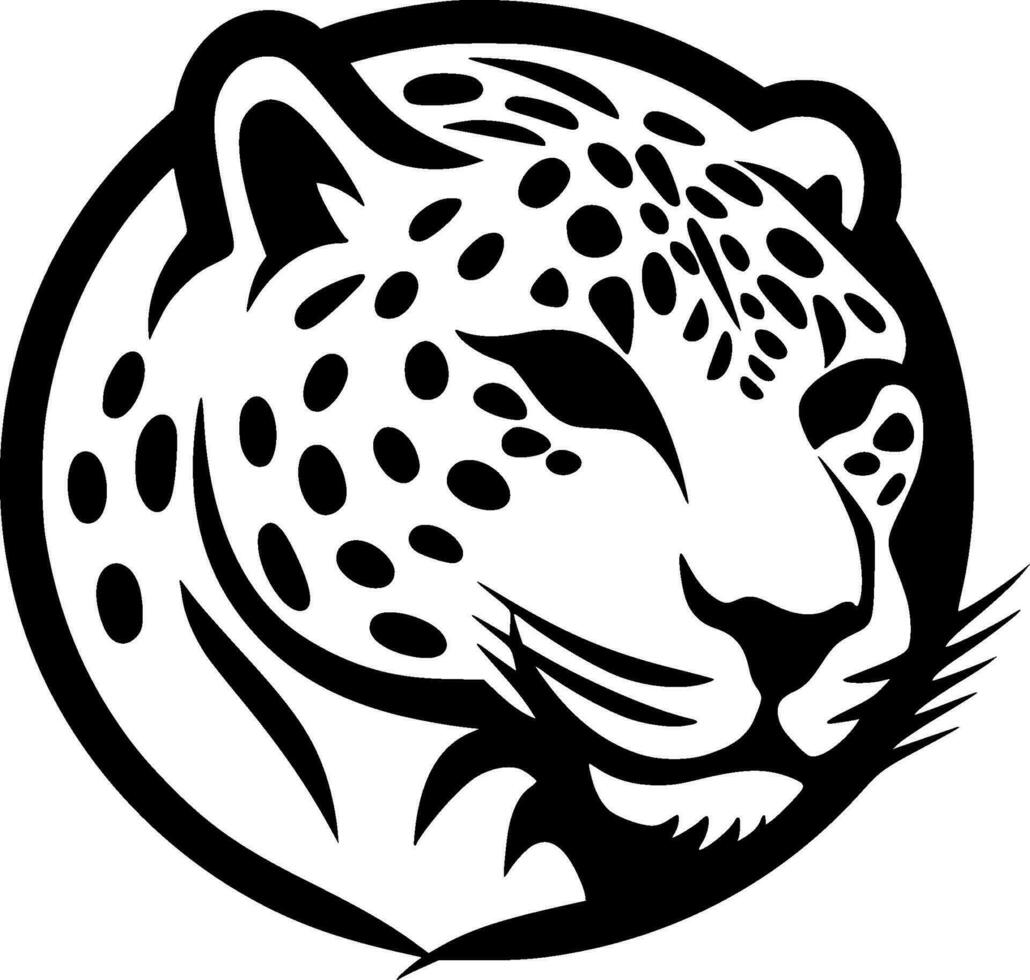 Leopard - Minimalist and Flat Logo - Vector illustration