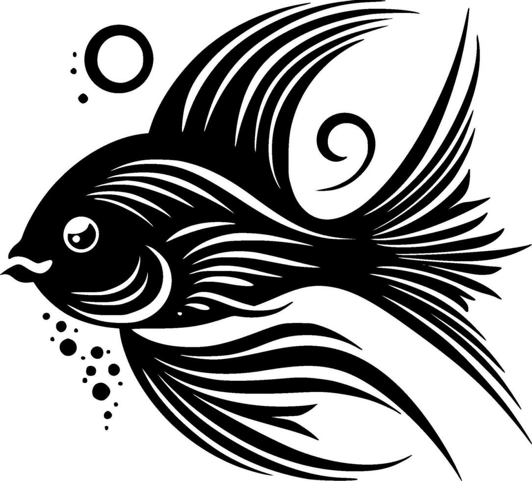 Fish - High Quality Vector Logo - Vector illustration ideal for T-shirt graphic